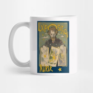 Vintage French Art Exposition Advertisement Poster Mug